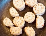 れんこん肉だんごの甘辛照り焼き作り方3写真