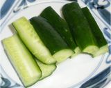 キュウリとミョウガのわさび浅漬け☆作り方4写真