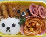 春の遠足☆リラックマ風おにぎり☆作り方6写真