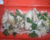 ルクエで作る、簡単鶏肉と新玉ねぎの蒸し物作り方3写真