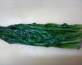 わが家の定番２　ほうれん草のおひたし作り方1写真