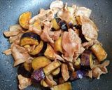 簡単夏の夕飯ナス豚バラ肉スタミナ炒め豚丼作り方7写真