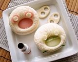 食パンdeカエル君toカエルちゃんサンド作り方4写真