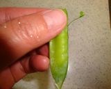 スナップエンドウ（きぬさや）の簡単おかず作り方1写真
