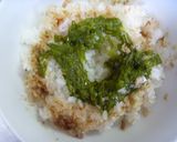 朝食どんぶり♪№3めかぶ温玉丼作り方1写真