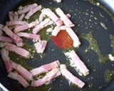 スナップえんどうとベーコンの和風パスタ作り方4写真
