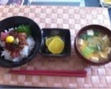 マグロの漬け丼〜とろーり♡卵乗せ〜作り方2写真