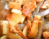 鶏肉とこんにゃくのコク旨炒め作り方5写真