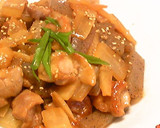 鶏肉とこんにゃくのコク旨炒め作り方6写真