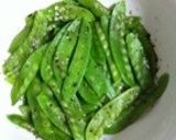 超簡単...4分.丼で.えんどうバタソテ作り方3写真