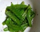 超簡単...4分.丼で.えんどうバタソテ作り方4写真