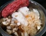 ハンペン＆挽肉の蓮根フワフワはさみ焼き作り方2写真