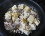 塩豆腐♪ひき肉と搾菜の炒め物作り方6写真