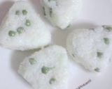 グリーンピースのチーズ焼きおにぎり作り方1写真