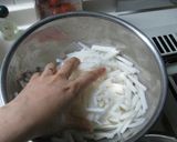 ネギ好きにはたまりません　ねぎちく大根作り方5写真
