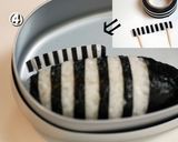 しまうまのお弁当＊キャラ弁作り方4写真