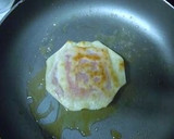 ハムとチーズとゆで卵のはさみ焼作り方4写真
