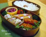 ハムとチーズとゆで卵のはさみ焼作り方6写真