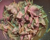 簡単★昼食！ゴボウと豚肉の生姜焼き作り方3写真