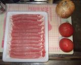 トマト生姜焼き作り方1写真