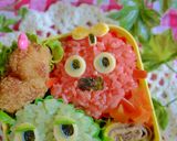 簡単キャラ弁☆カップガチャダマムックダマ作り方10写真