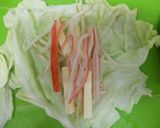 春キャベツでヘルシーチーズ野菜生春巻き作り方3写真