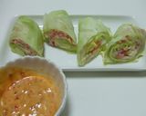 春キャベツでヘルシーチーズ野菜生春巻き作り方5写真