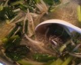 行者ニンニクのコンソメバタースープ作り方2写真
