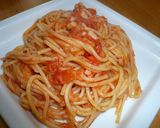 トマツナパスタ作り方4写真