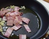 スナップエンドウとベーコンのパスタ作り方7写真