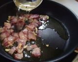 スナップエンドウとベーコンのパスタ作り方8写真