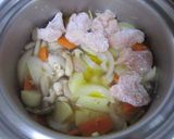 鶏むねで♪お肉やわプル豆乳シチュー作り方9写真