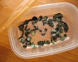 キャラ弁*パンチで抜いた海苔の保存法。作り方1写真