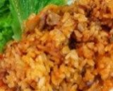 レタスで食べる豚キムチご飯！作り方4写真