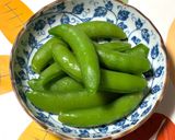 スナップエンドウのフライパンの蒸し茹で作り方6写真