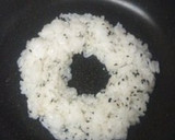 Ｗチーズご飯で目玉焼き〜このまま朝食！作り方3写真