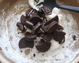 材料2つチョコ不要ヌガー風チョコクッキー作り方2写真