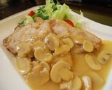 豚肉のマッシュルームソース（レモン風味）作り方6写真