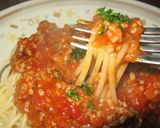 茄子のミートソーススパゲティ作り方15写真