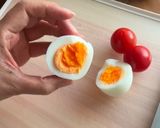 雪だるまのピザトースト作り方1写真