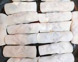 餃子の皮でカマンベールとキノコのおつまみ作り方4写真