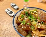 うまうま、あぶりサーモンポキ丼作り方8写真