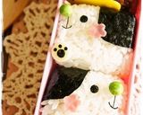 ＊キャラ弁＊　俵　DE　わんちゃん作り方5写真