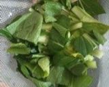 小松菜と油揚げの煮浸し作り方1写真