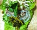 クリームチーズ&サーモン生春巻き作り方4写真