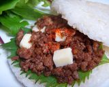 そぼろとチーズのライスバーガー作り方8写真