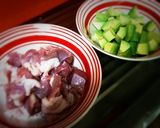 鶏肉とアボカドのピリ辛炒め作り方1写真