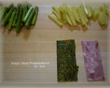 アスパラと新じゃがのベーコン海苔揚げ♪作り方2写真