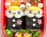 卒園おめでとう♪くまちゃんの俵おにぎり作り方6写真