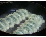アイヌネギ（行者にんにく）の焼き餃子作り方3写真